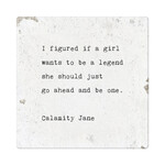 Cedar Mountain Marble Coaster - Be A Legend