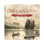 Cedar Mountain Marble Coaster - Canada Canoe