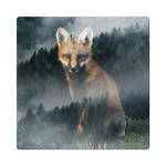 Cedar Mountain Marble Coaster - Forest Fox