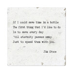 Cedar Mountain Marble Coaster - If I Could Save Time