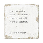 Cedar Mountain Marble Coaster - Pour Yourself A Drink