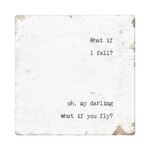 Cedar Mountain Marble Coaster - What If I Fall?