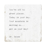 Cedar Mountain Marble Coaster - You're Off To Great Places