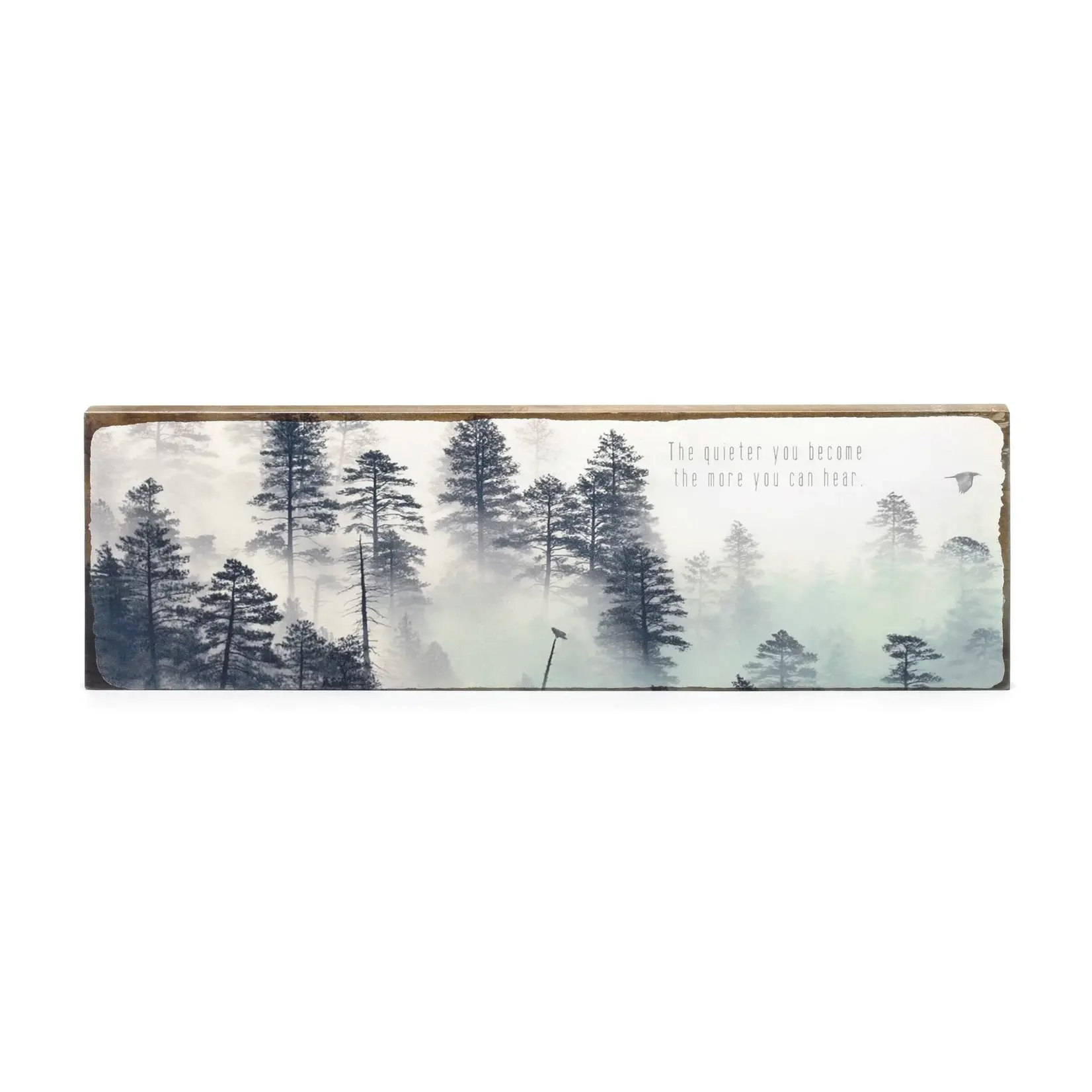Cedar Mountain Timber Art - The Quieter You Become