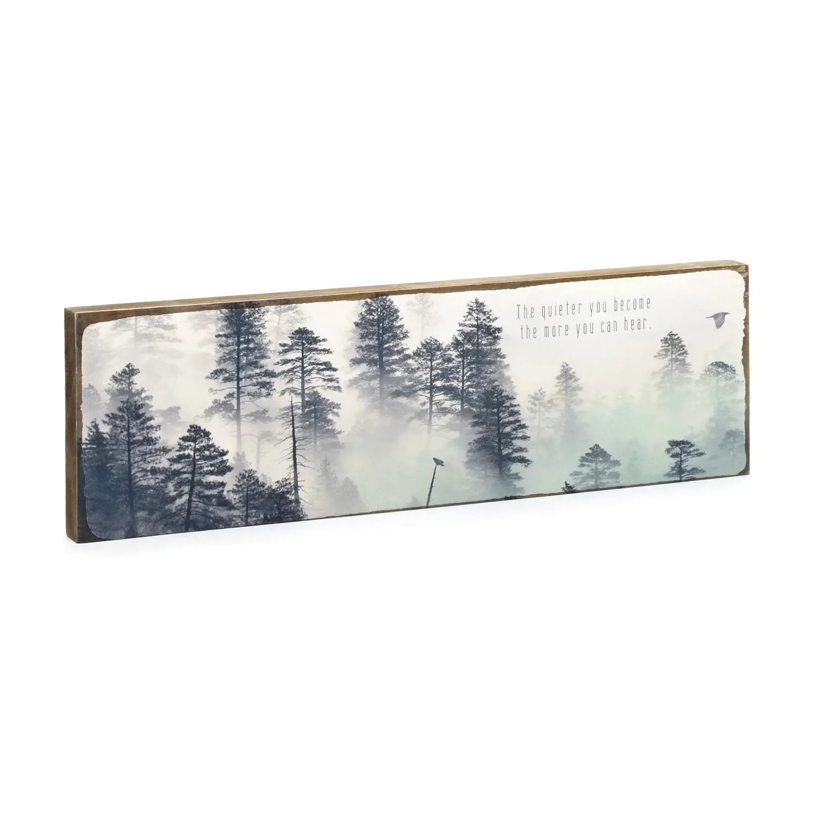 Cedar Mountain Timber Art - The Quieter You Become
