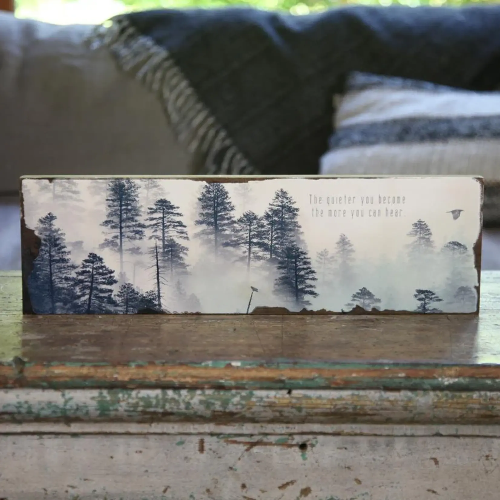 Cedar Mountain Timber Art - The Quieter You Become
