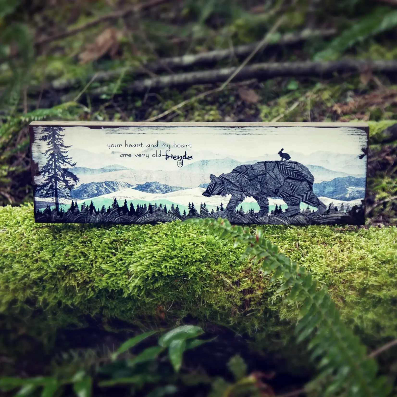 Cedar Mountain Timber Art - Your Heart and My Heart