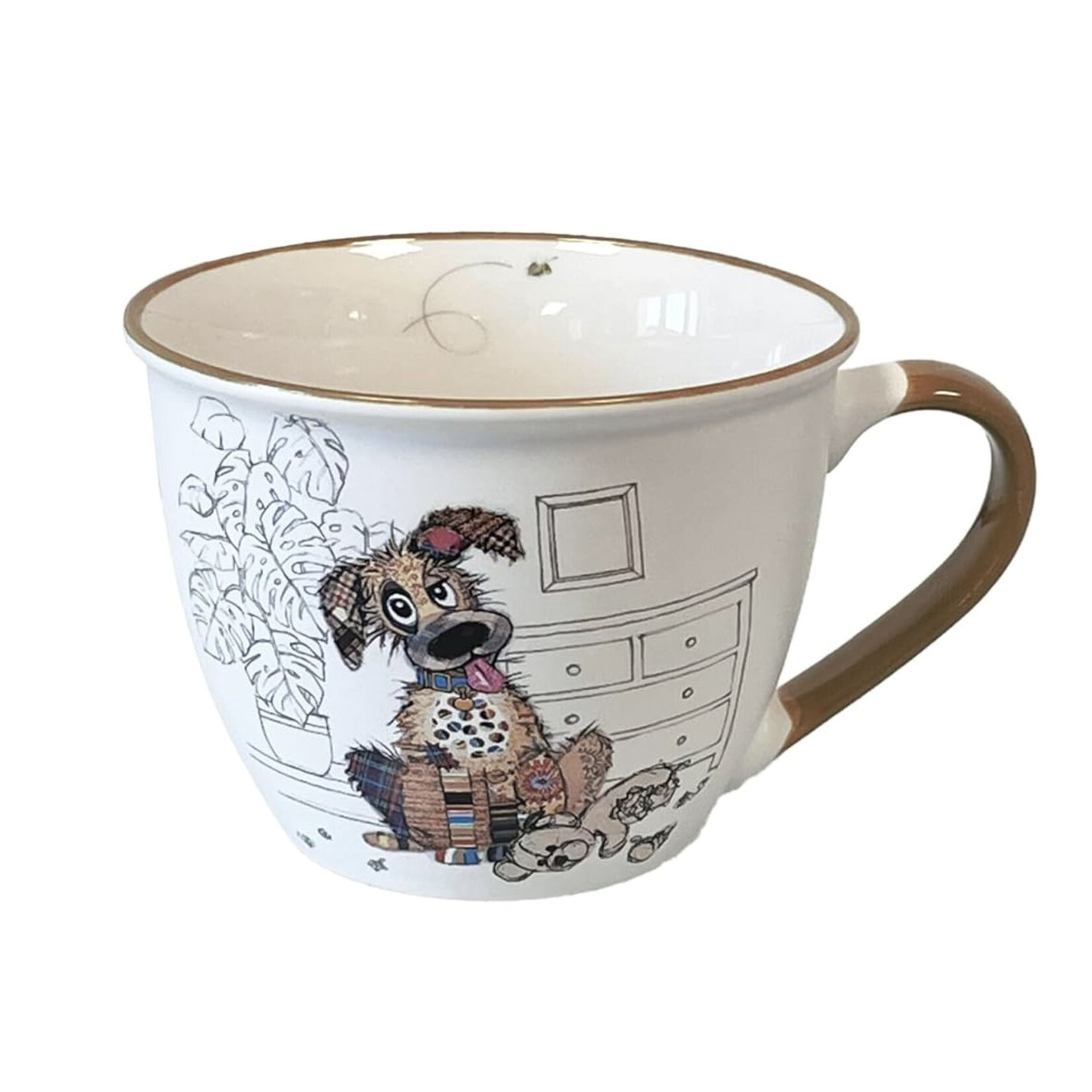 Bug Art Bowl with Handle - Murphy Mutt