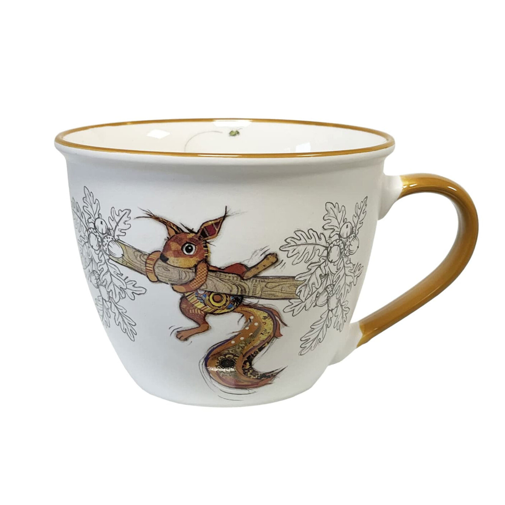 Bug Art Bowl with Handle - Sammy Squirrel