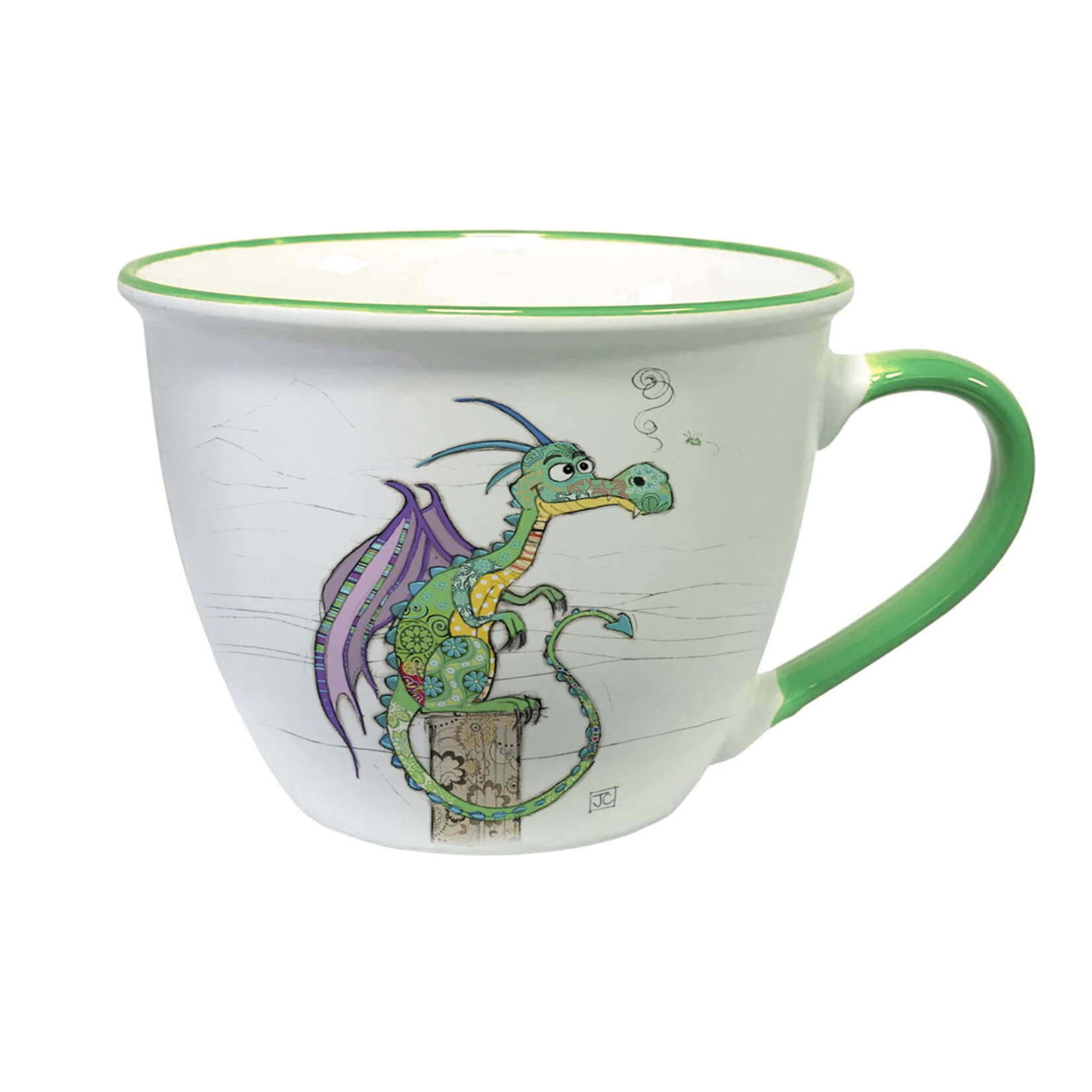Bug Art Bowl with Handle - Duncan Dragon