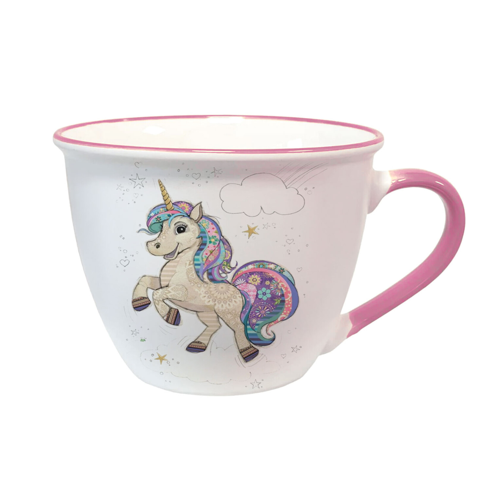 Bug Art Bowl with Handle - Una Unicorn