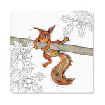 Bug Art Coaster - Kooks - Sammy Squirrel