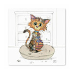 Bug Art Coaster - Kooks - Kimba Kitten