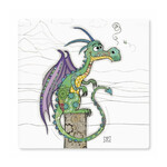 Bug Art Ceramic Coaster - Duncan Dragon