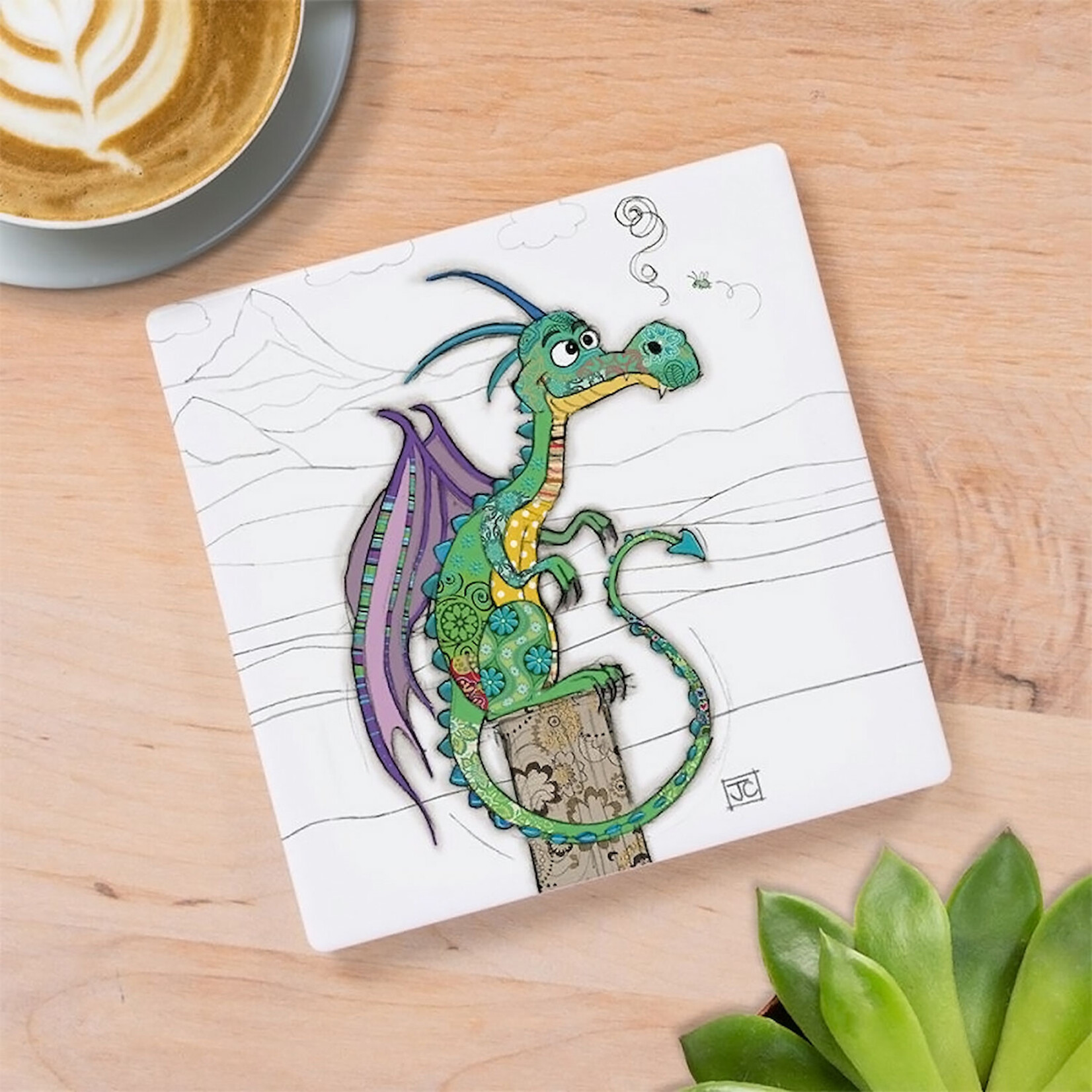 Bug Art Coaster - Kooks - Duncan Dragon