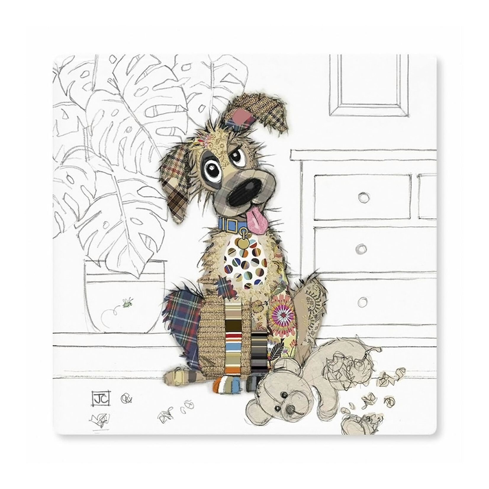 Bug Art Coaster - Murphy Mutt