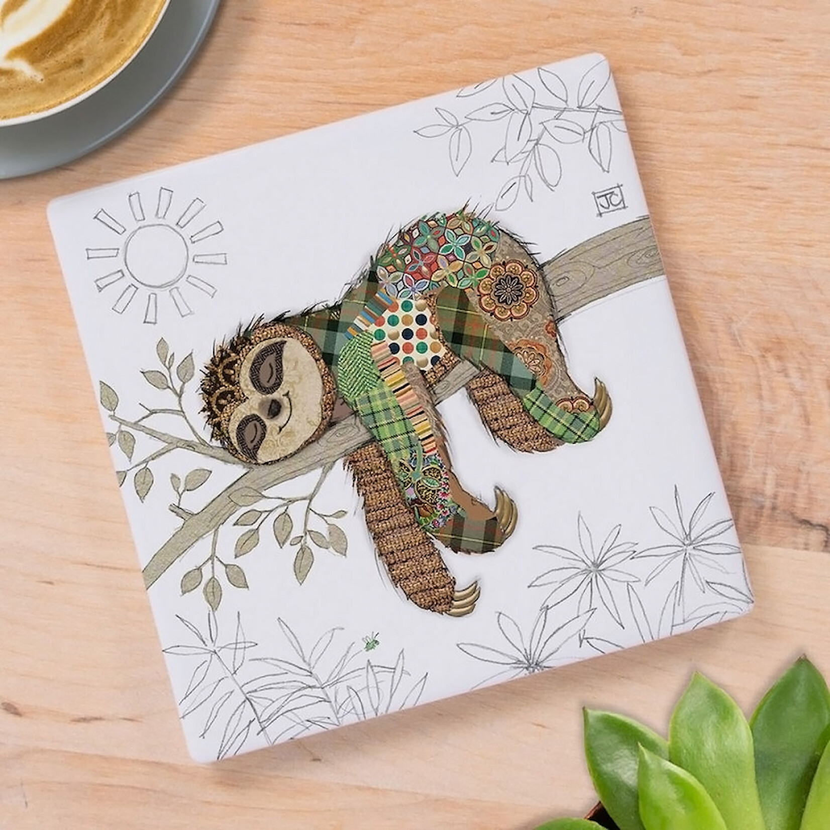 Bug Art Coaster - Simon Sloth