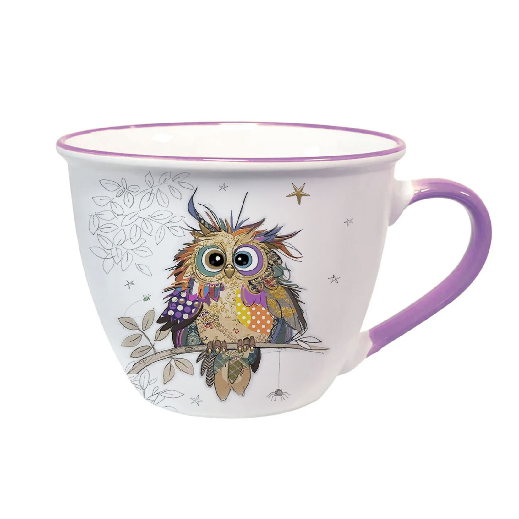 Bug Art Bowl with Handle - Otto Owl