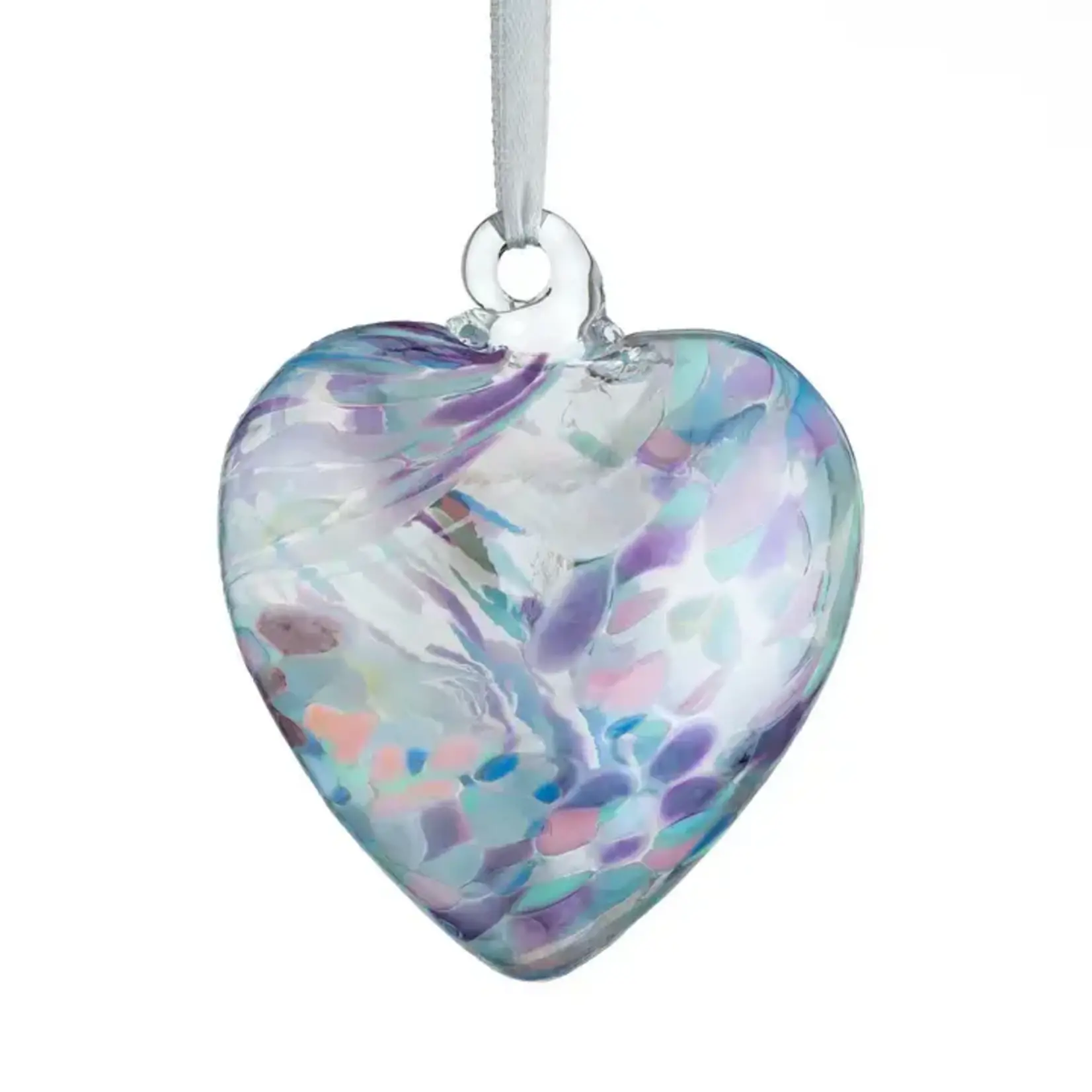 Sienna Glass Glass Friendship Heart