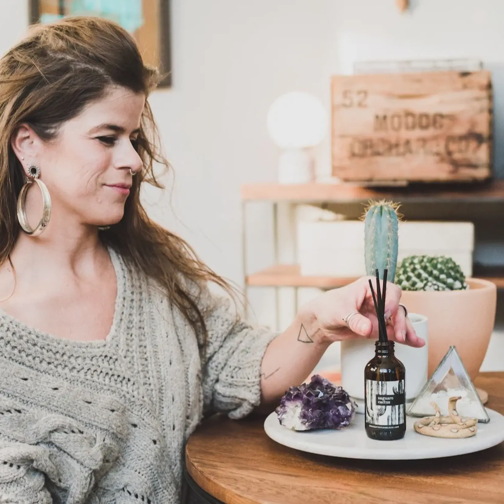 Broken Top Saguaro Cactus - Linen Spray | Reed Diffuser