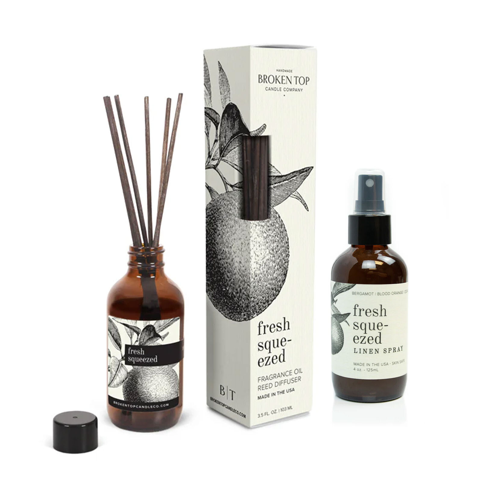 Broken Top Fresh Squeezed - Linen Spray | Reed Diffuser