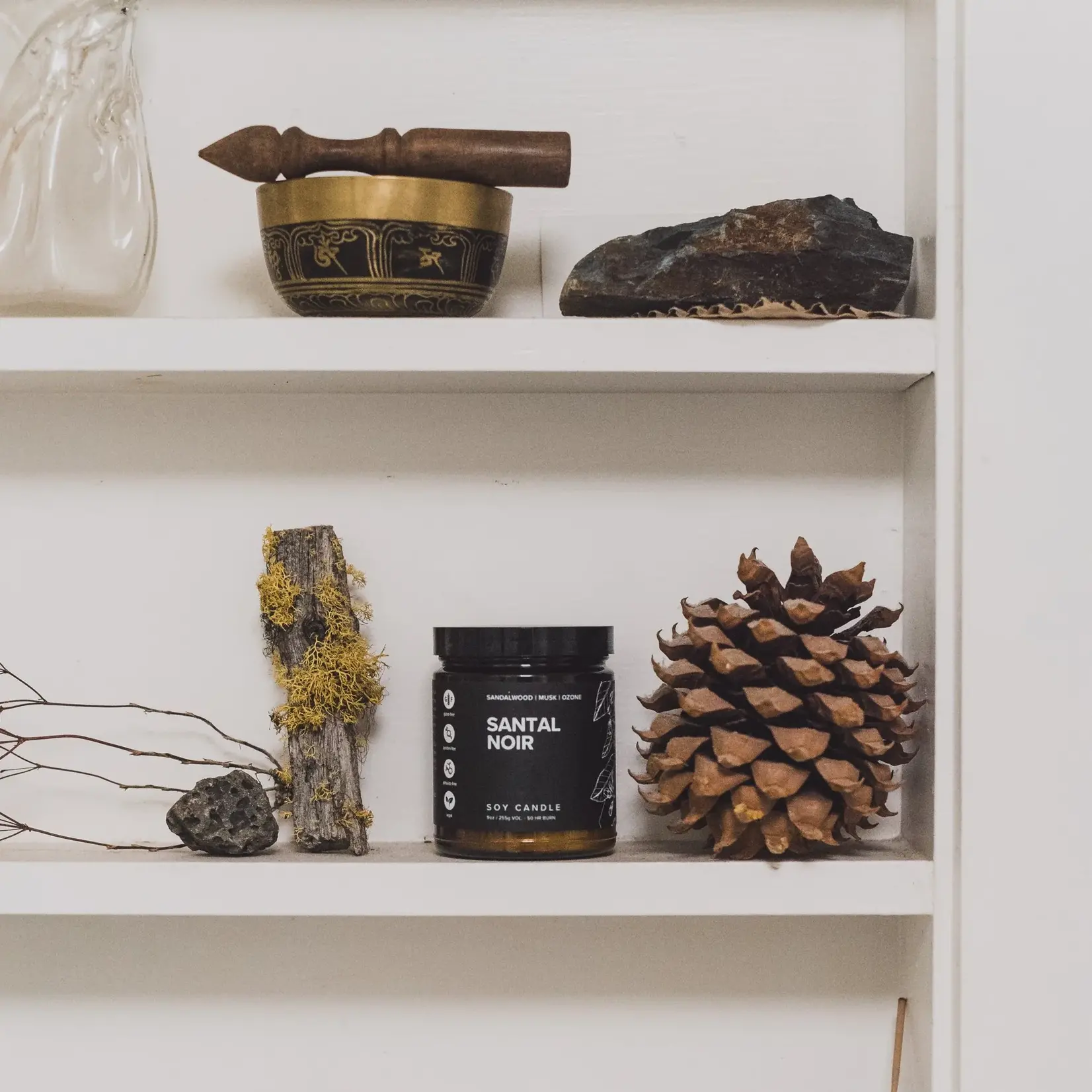 Broken Top Santal Noir - Solid Cologne | Soy Candle