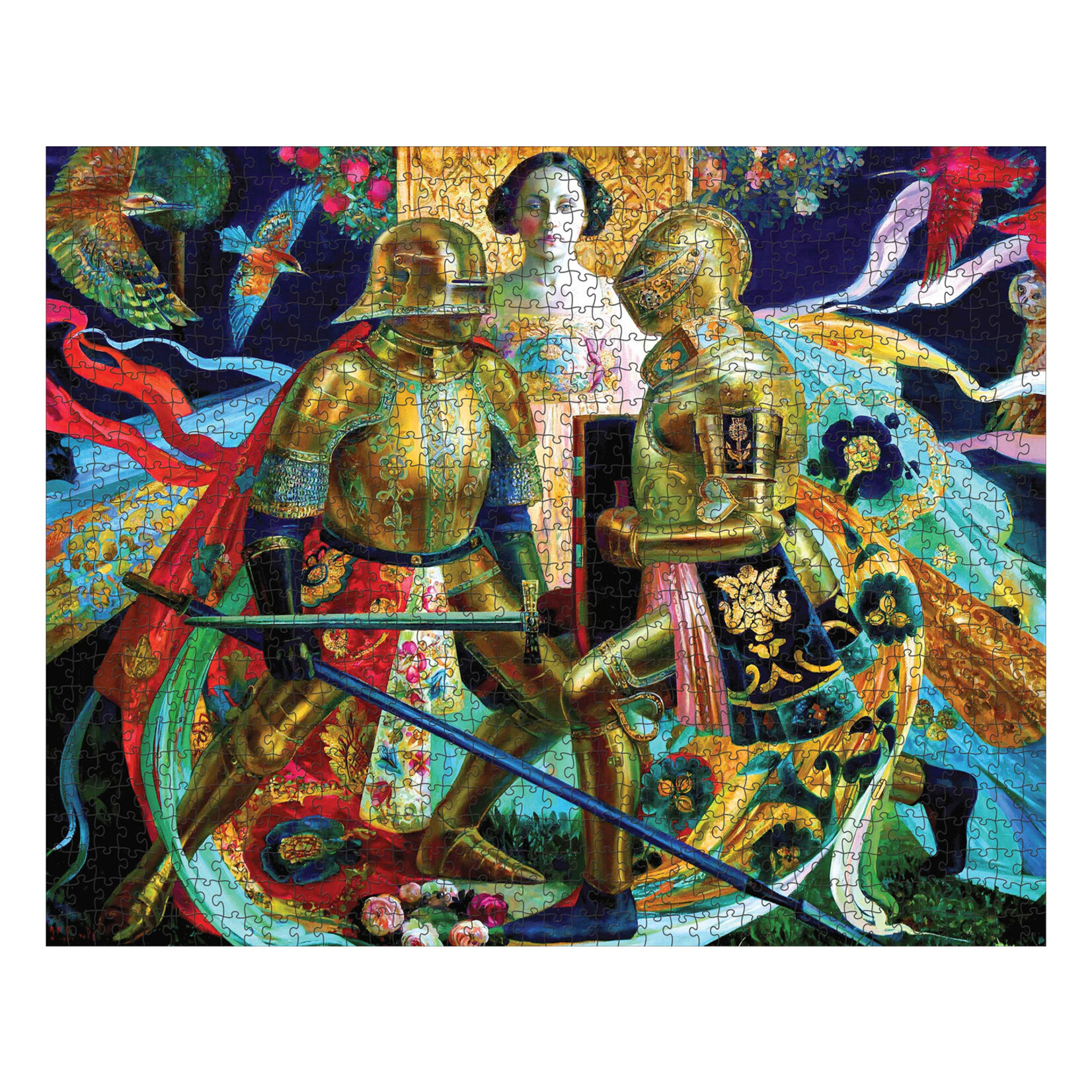 Pomegranate Jigsaw Puzzle - The Duel by Olga Suvorova (1000-Piece)
