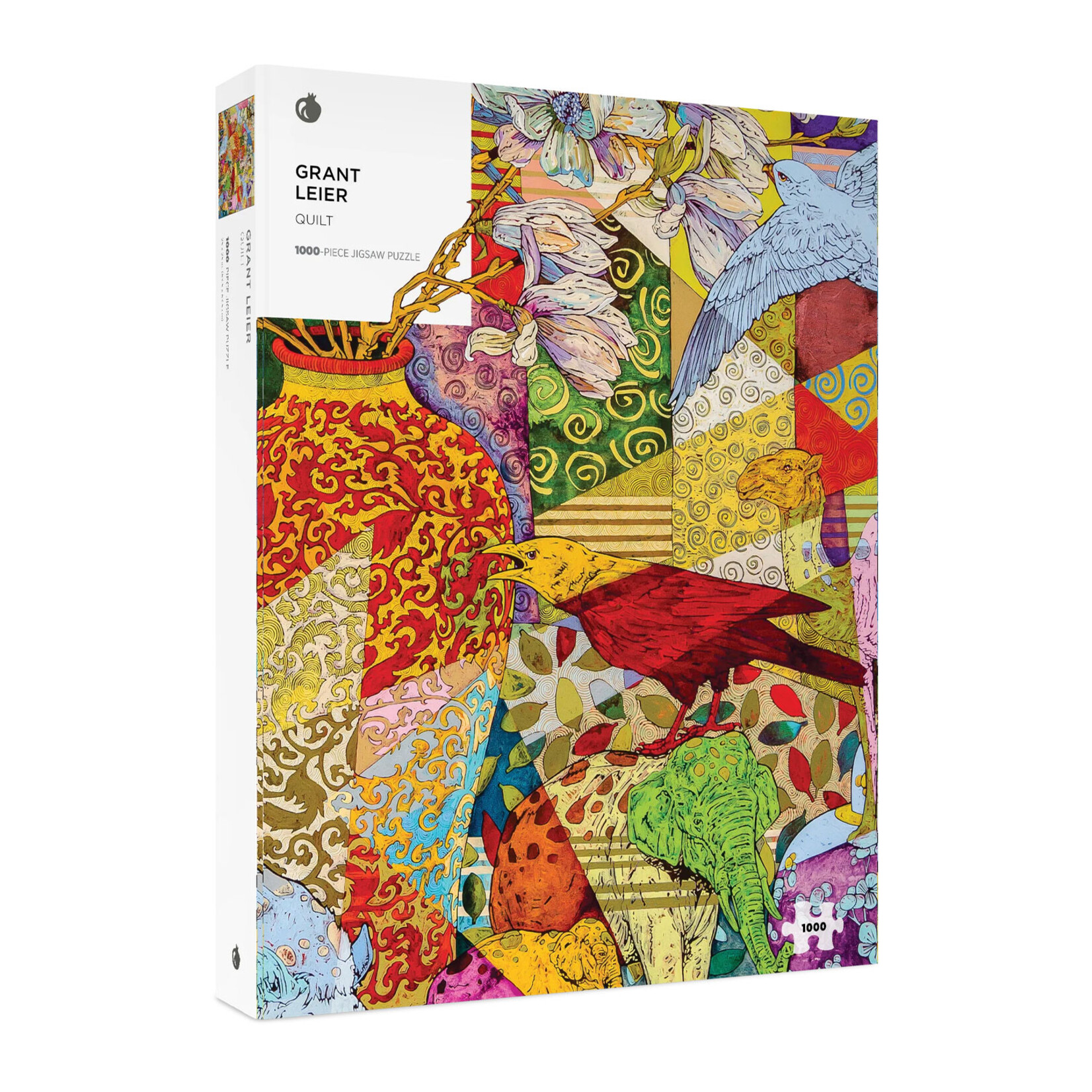 Pomegranate Jigsaw Puzzle - QUILT by Grant Leier (1000-Piece)