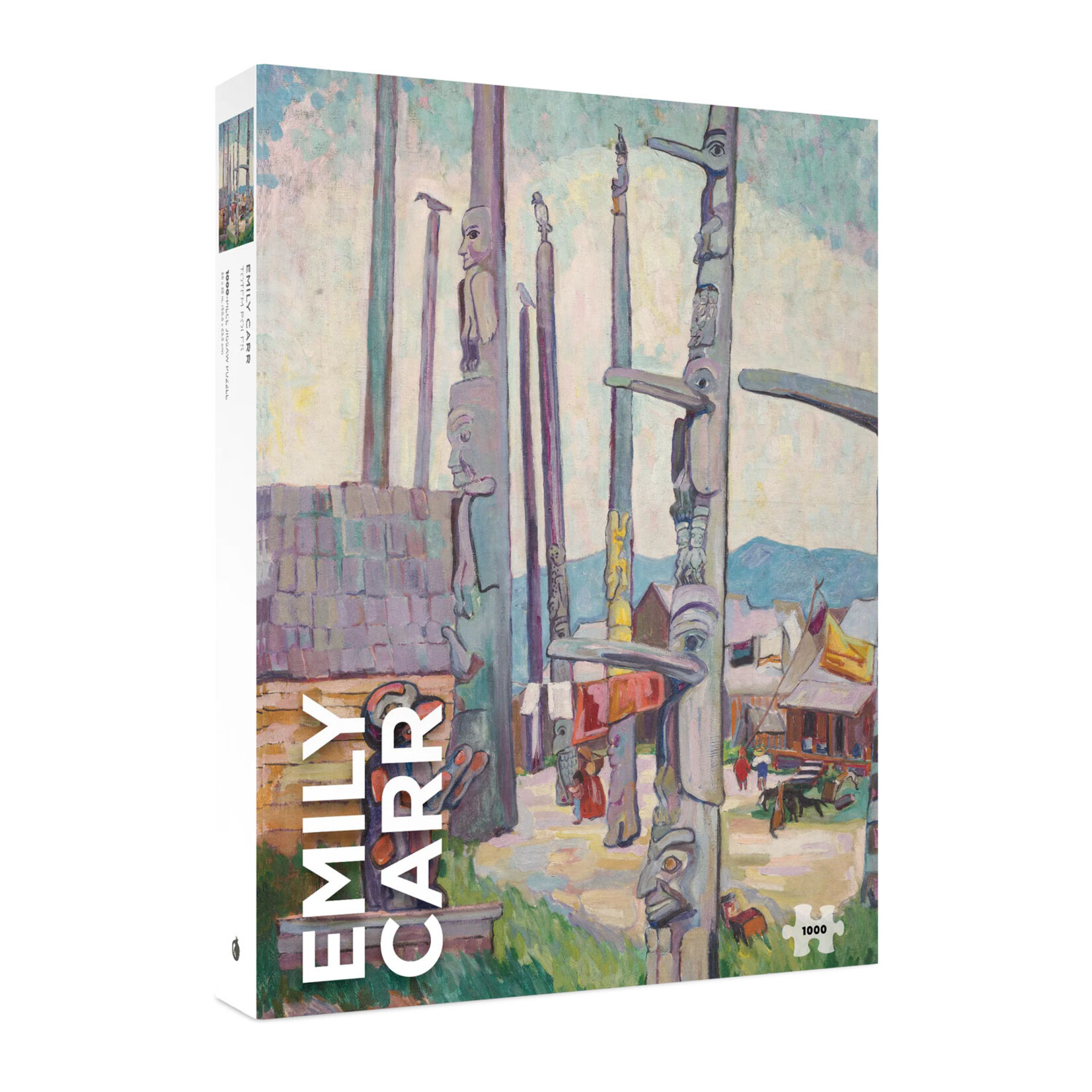 Pomegranate Jigsaw Puzzle - Totem Poles by Emily Carr (1000-Piece)