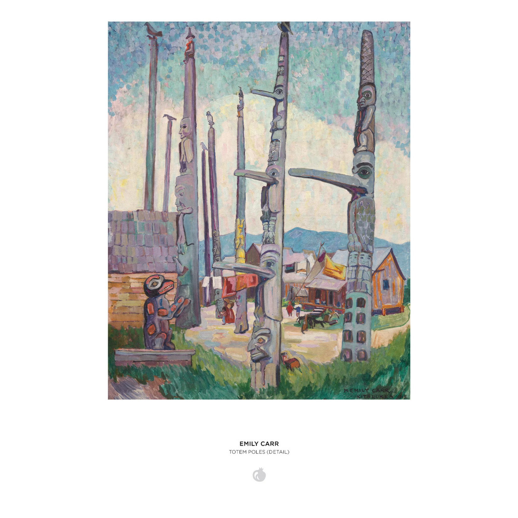 Pomegranate Jigsaw Puzzle - Totem Poles by Emily Carr (1000-Piece)
