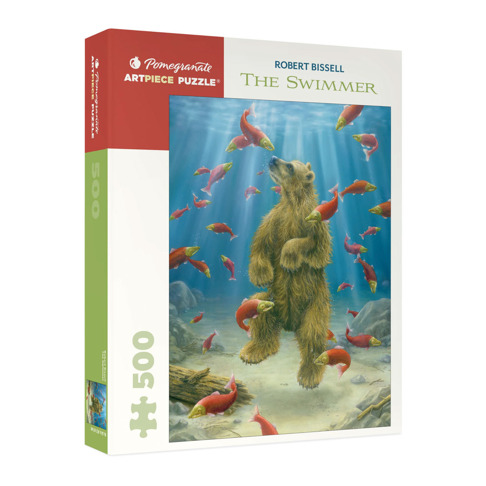 Pomegranate Jigsaw Puzzle - The Swimmer by Robert Bissell (500-Piece)