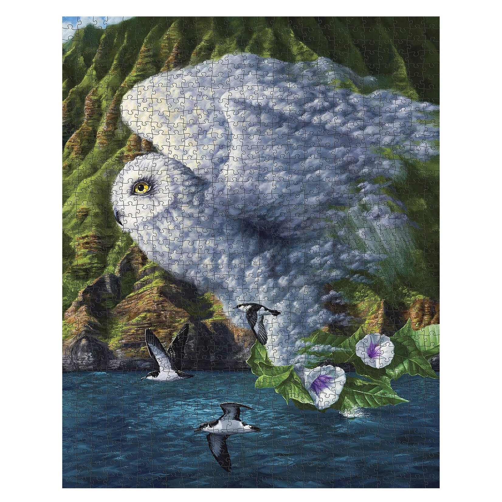Pomegranate Jigsaw Puzzle - The Dawn of Makahiki by Jon Ching (1000-Piece)