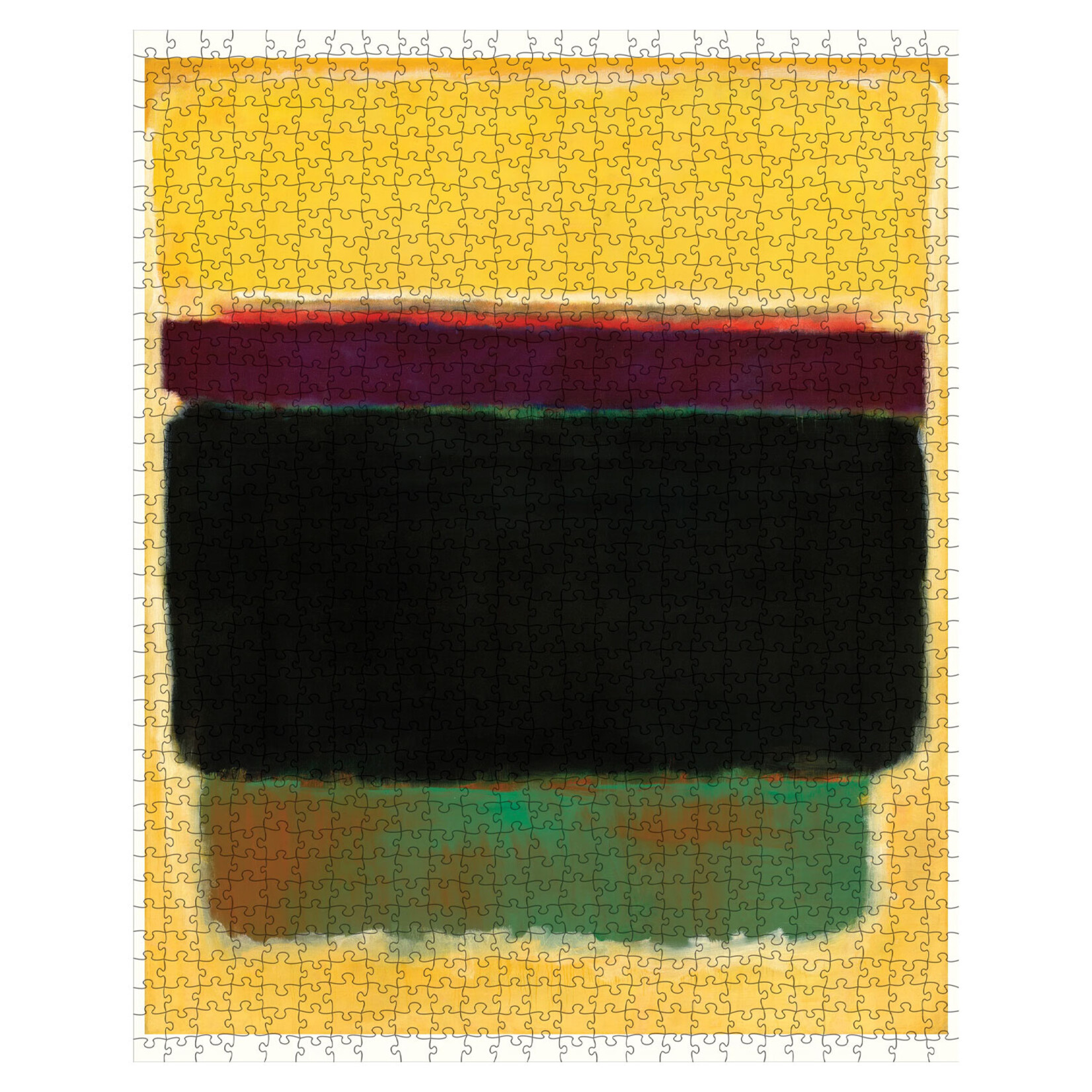 Pomegranate Jigsaw Puzzle - Untitled by Mark Rothko (1000-Piece)