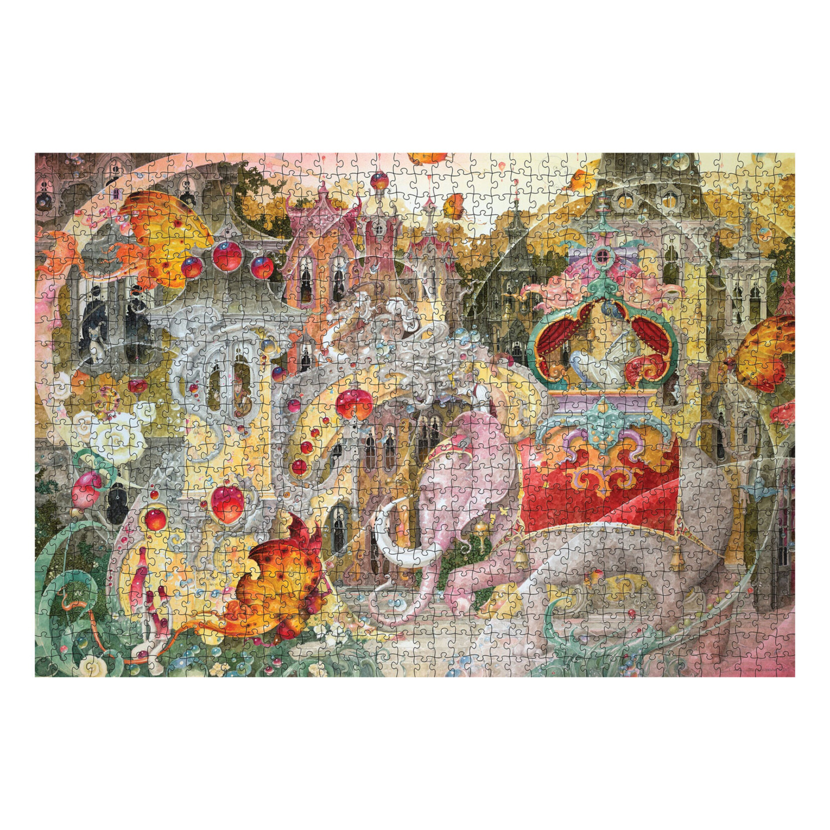 Pomegranate Jigsaw Puzzle - Moon Voyage by Daniel Merriam (1000-Piece)