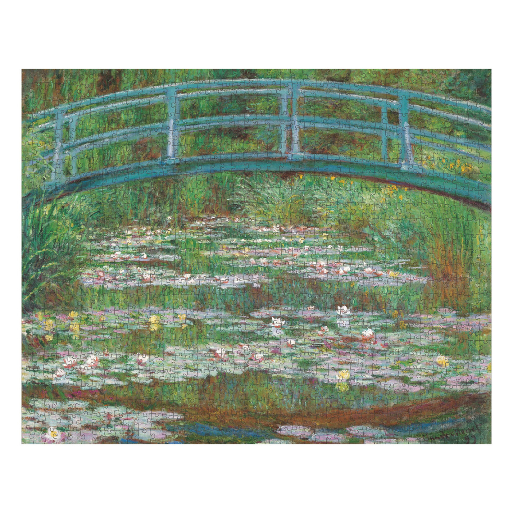 Pomegranate Jigsaw Puzzle - The Japanese Footbridge by Claude Monet (1000-Piece)