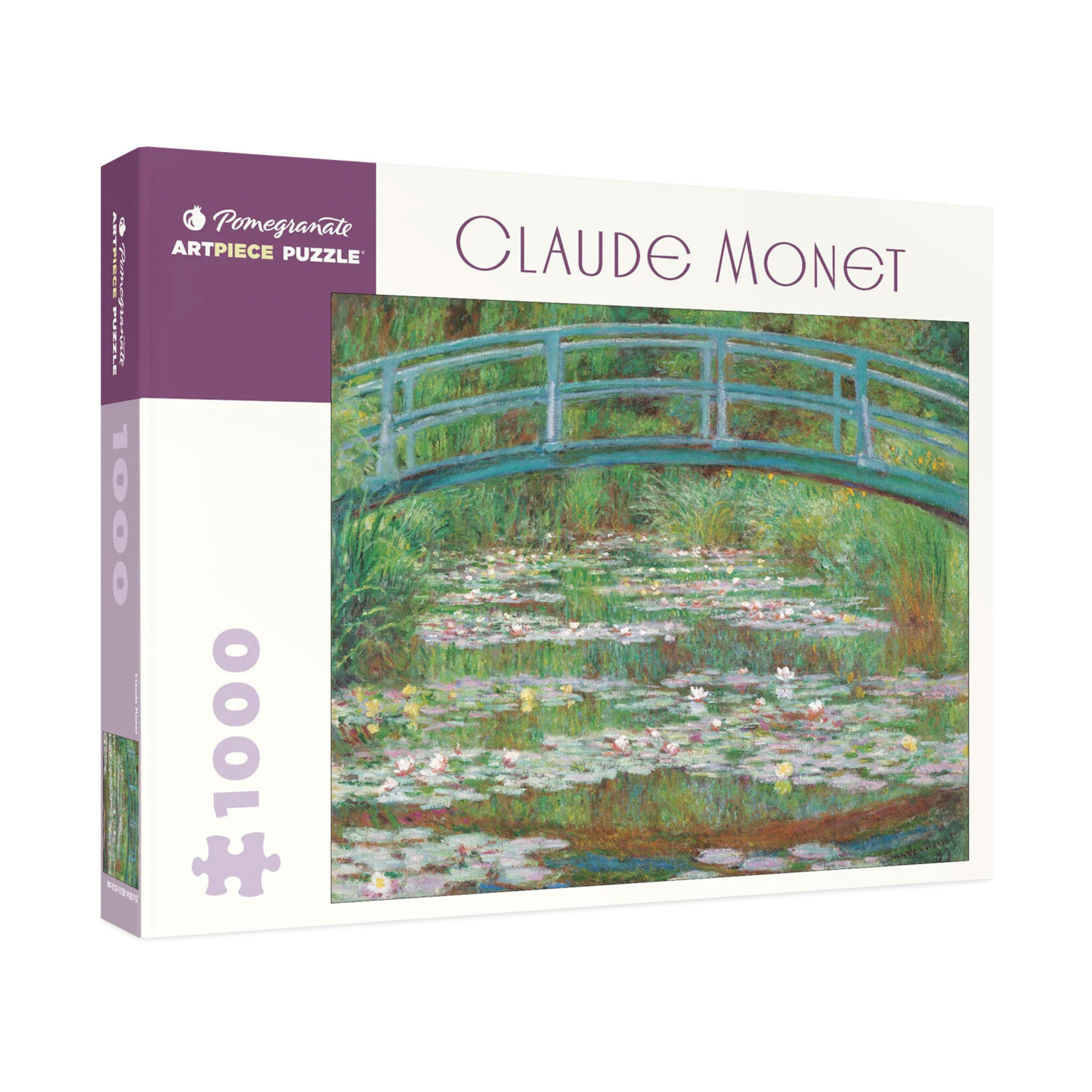 Pomegranate Jigsaw Puzzle - The Japanese Footbridge by Claude Monet (1000-Piece)