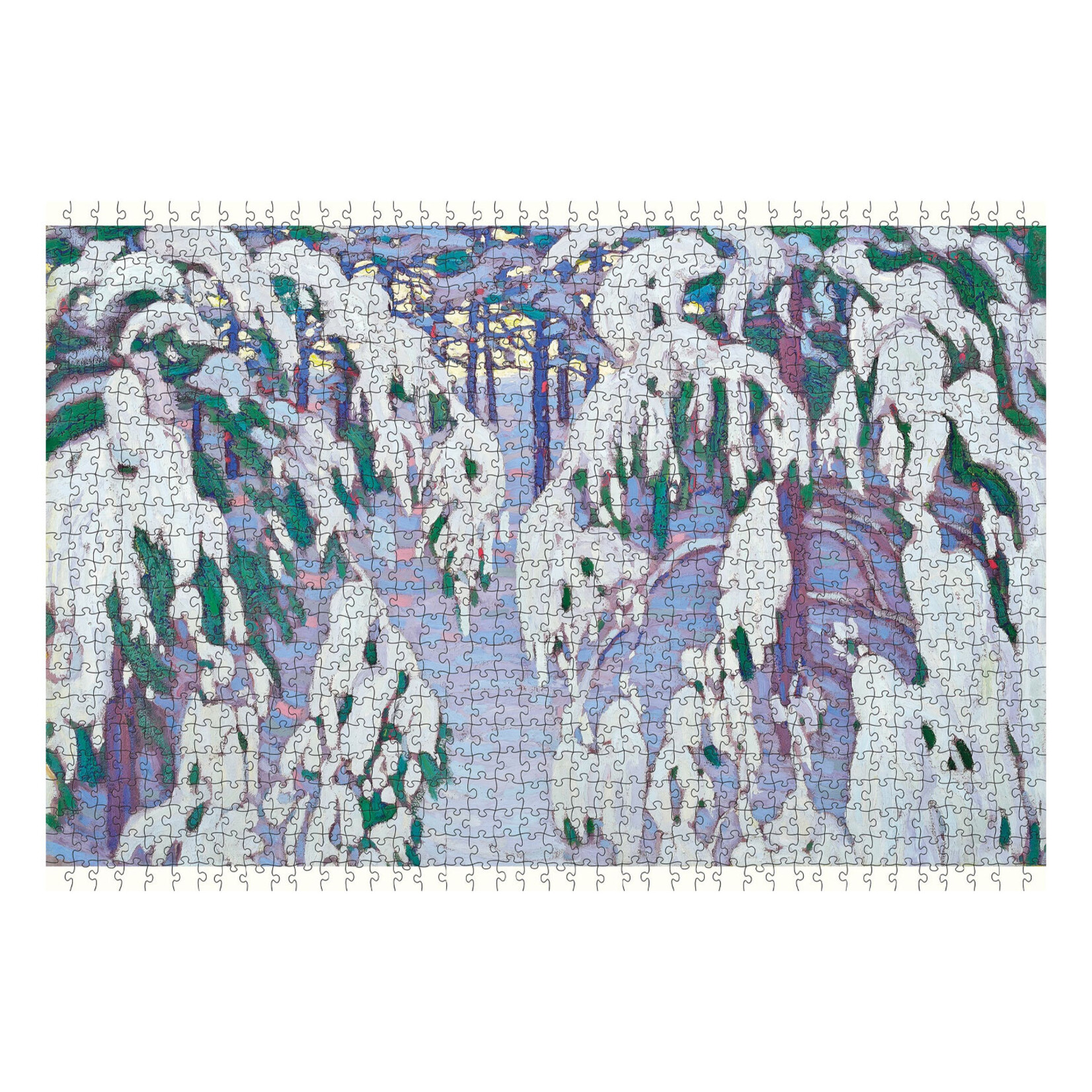 Pomegranate Jigsaw Puzzle - Snow Fantasy by Lawren S. Harris (1000-Piece)