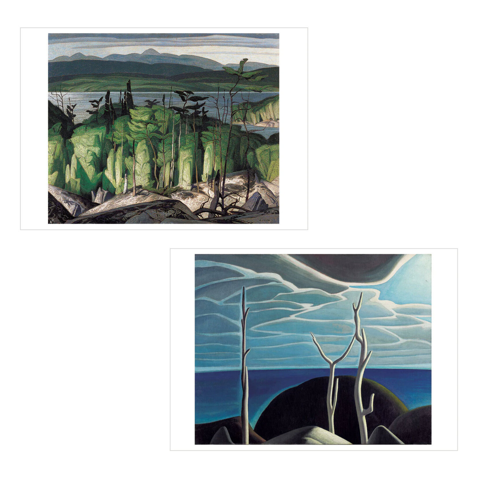 Pomegranate Boxed Notecards - The Group of Seven (20 Assorted Cards)