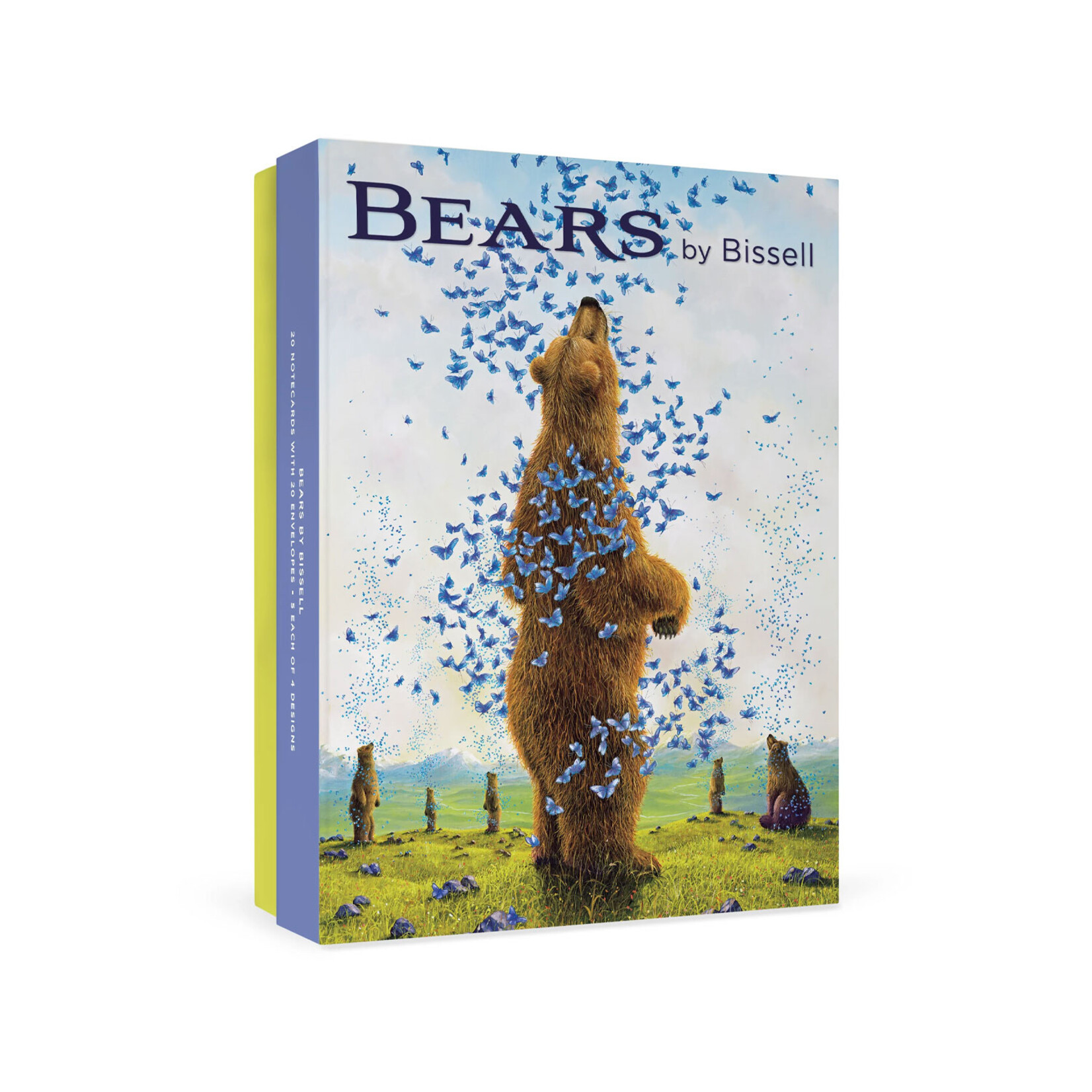 Pomegranate Boxed Notecards - Bears by Robert Bissell (20 Assorted Cards)
