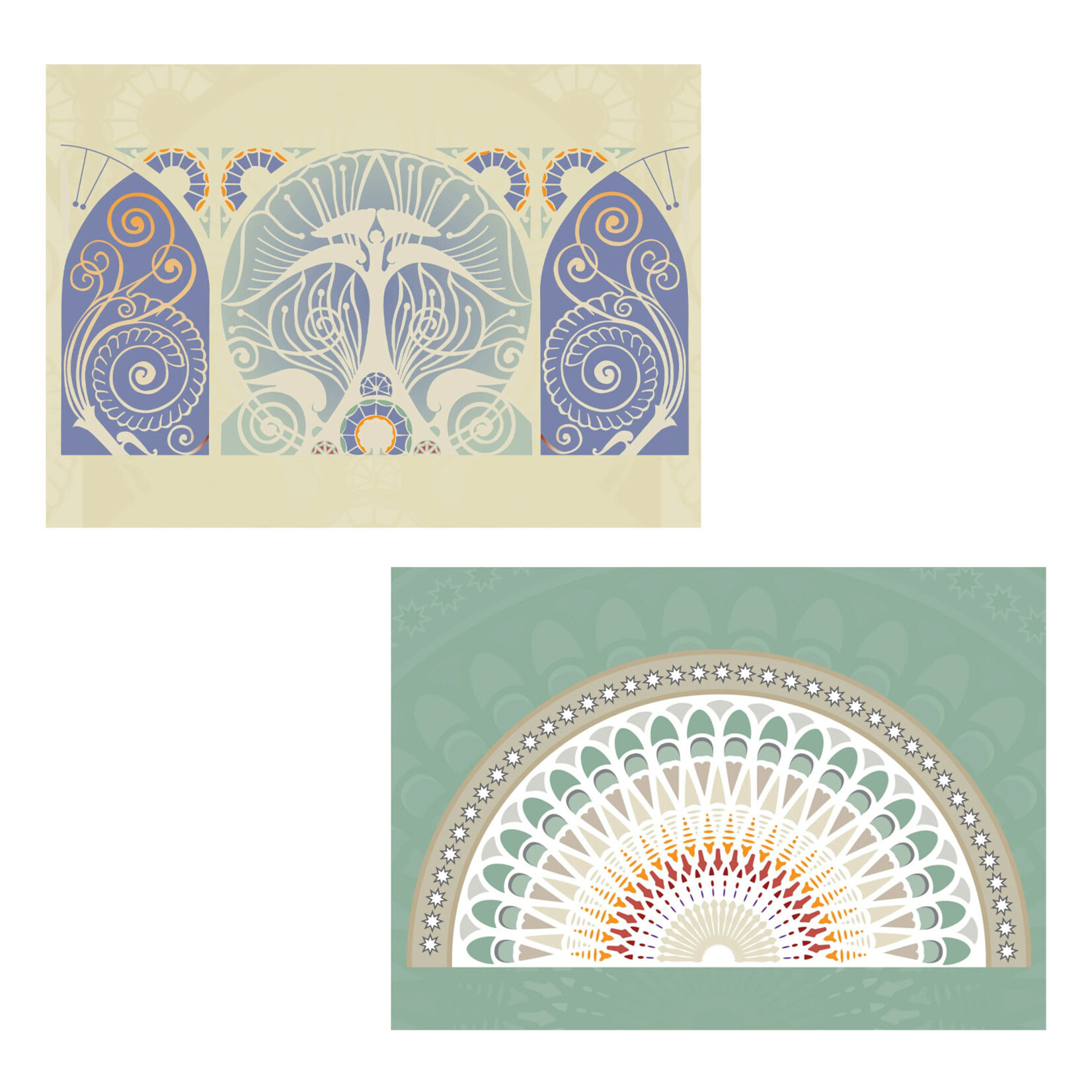 Pomegranate Boxed Notecards - Ornamental by Louis Sullivan (20 Assorted Cards)