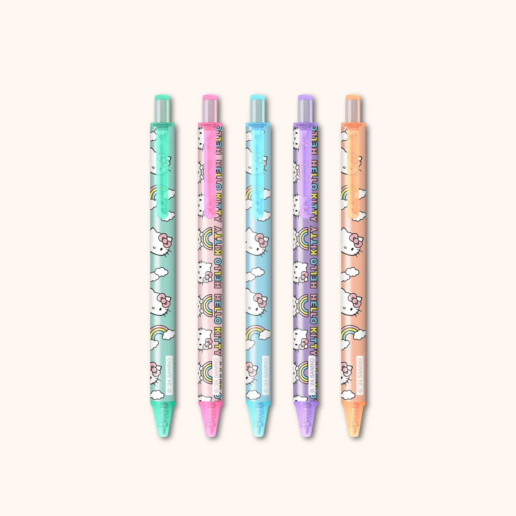 Hello Kitty Hello Kitty Pencil Case & Multi-Color Pen Set