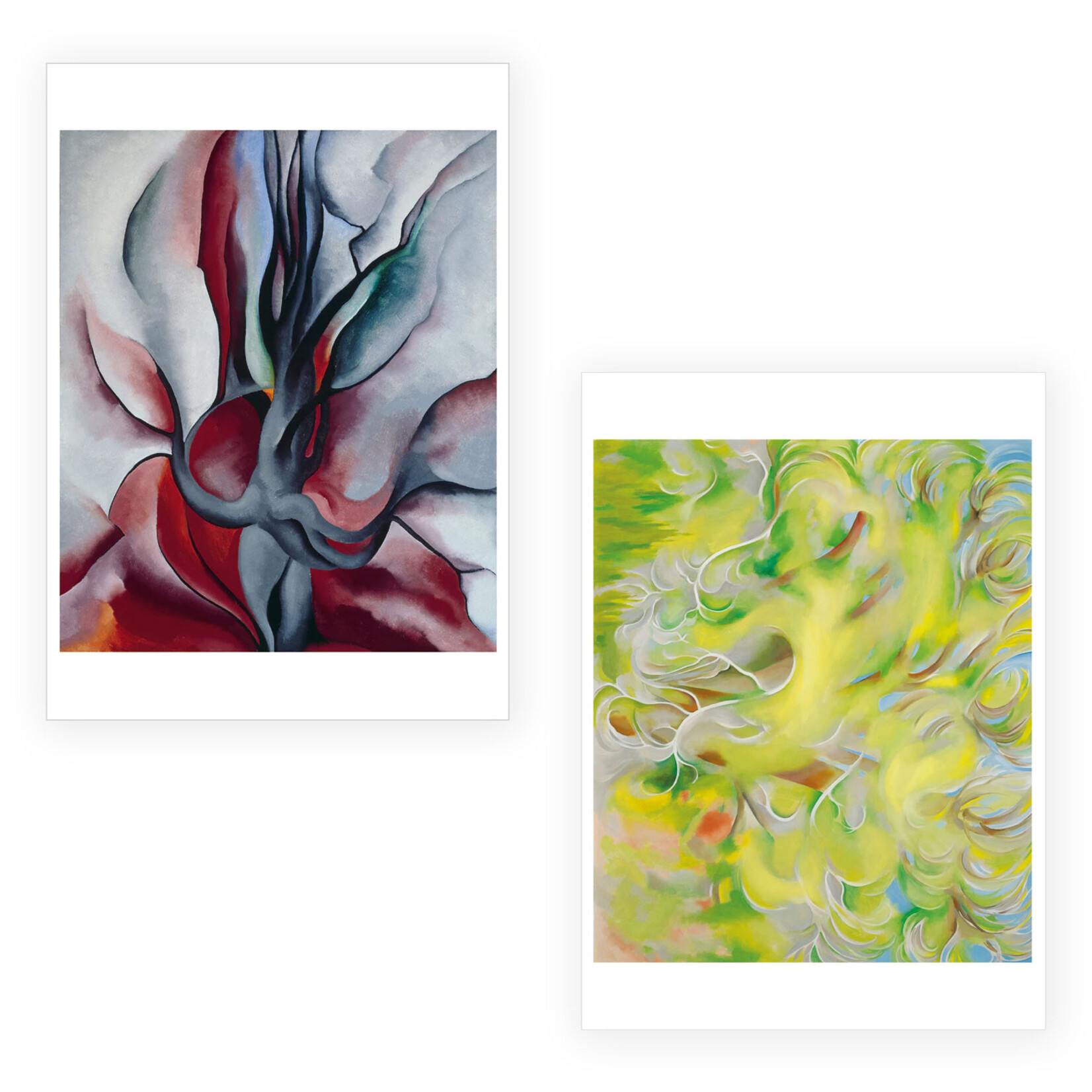 Pomegranate Boxed Notecards - Trees by Georgia O’Keeffe (20 Assorted Cards)