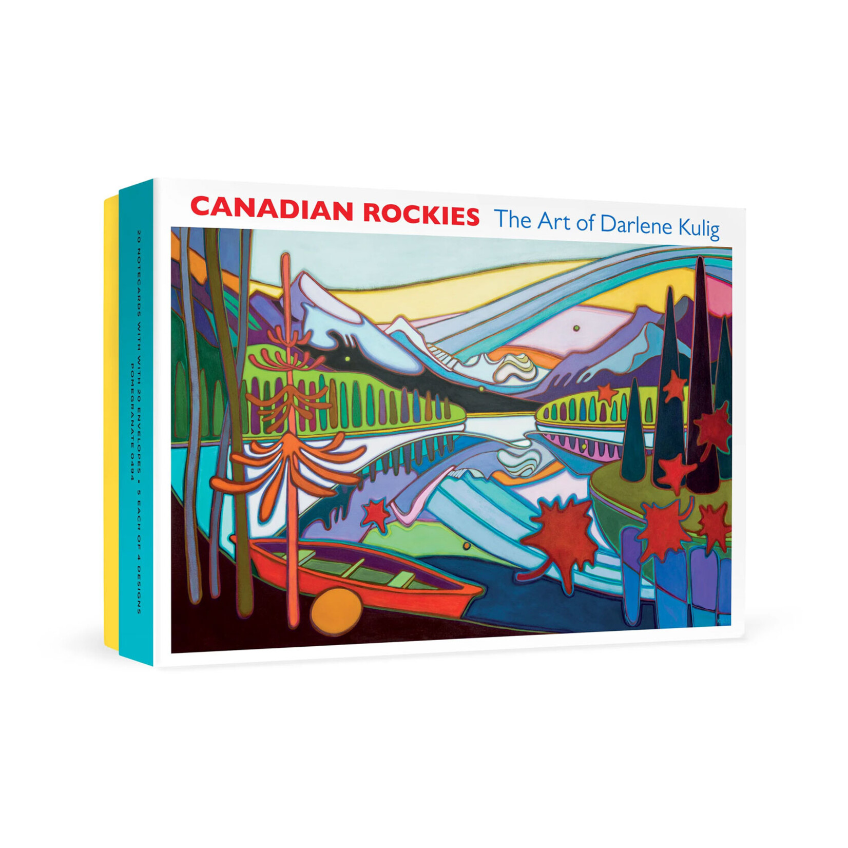 Pomegranate Boxed Notecards - Canadian Rockies by Darlene Kulig (20 Assorted Cards)