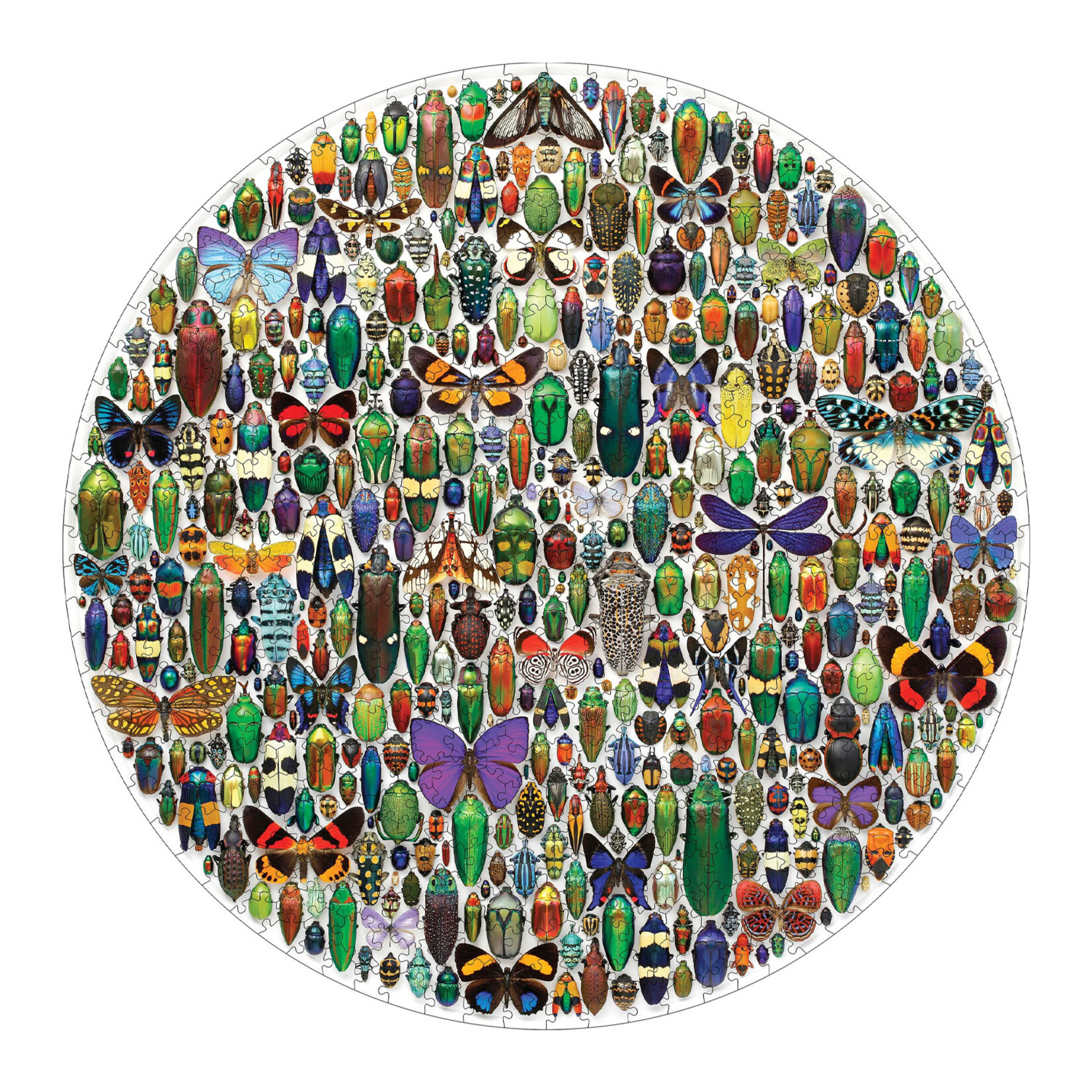 Pomegranate Circular Jigsaw Puzzle - Macrocosm by Christopher Marley (500-Piece)