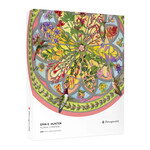 Pomegranate Circular Jigsaw Puzzle - Floral Compass by Erin E. Hunter (500-Piece)
