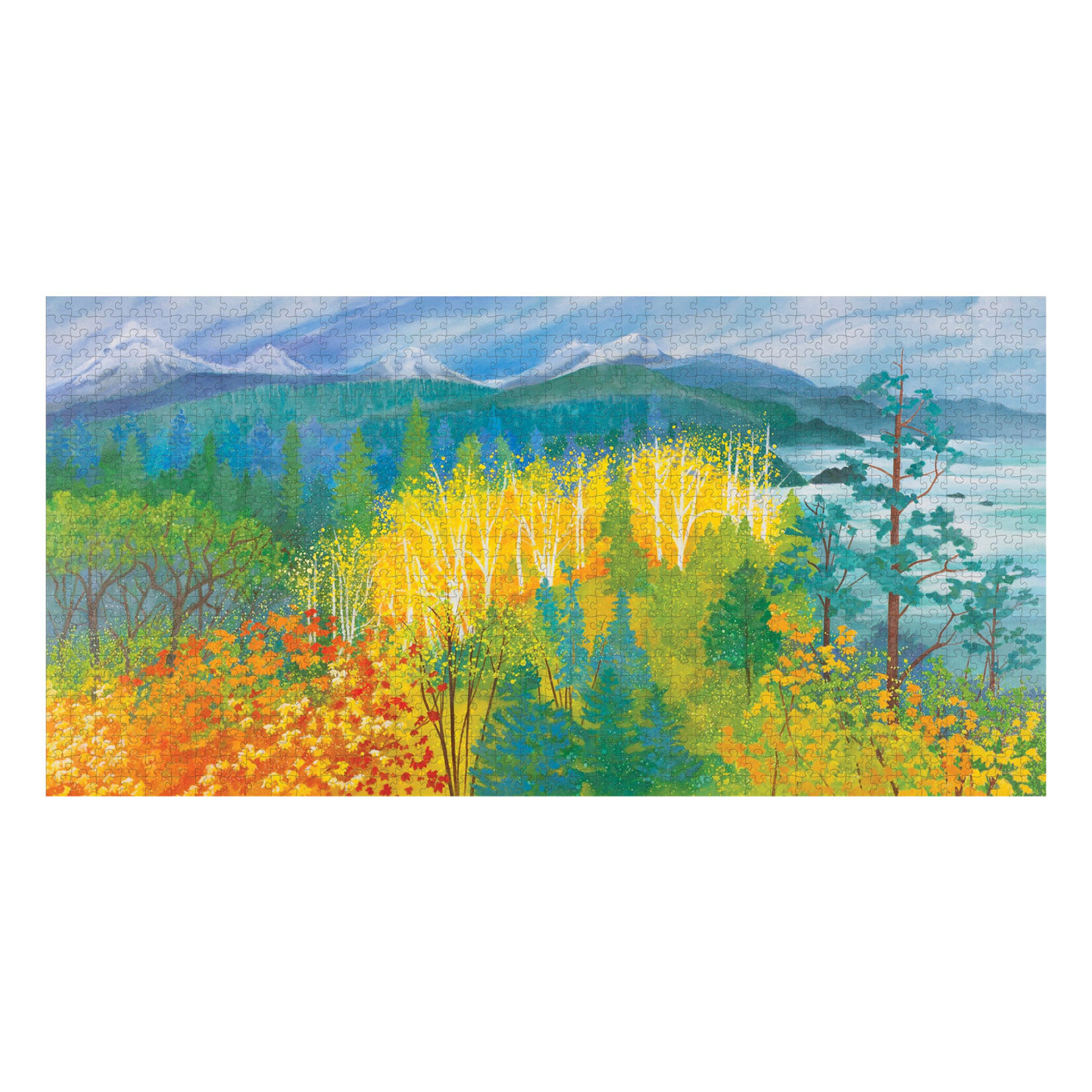 Pomegranate Jigsaw Puzzle - The Cascades by Joan Metcalf (1000-Piece)