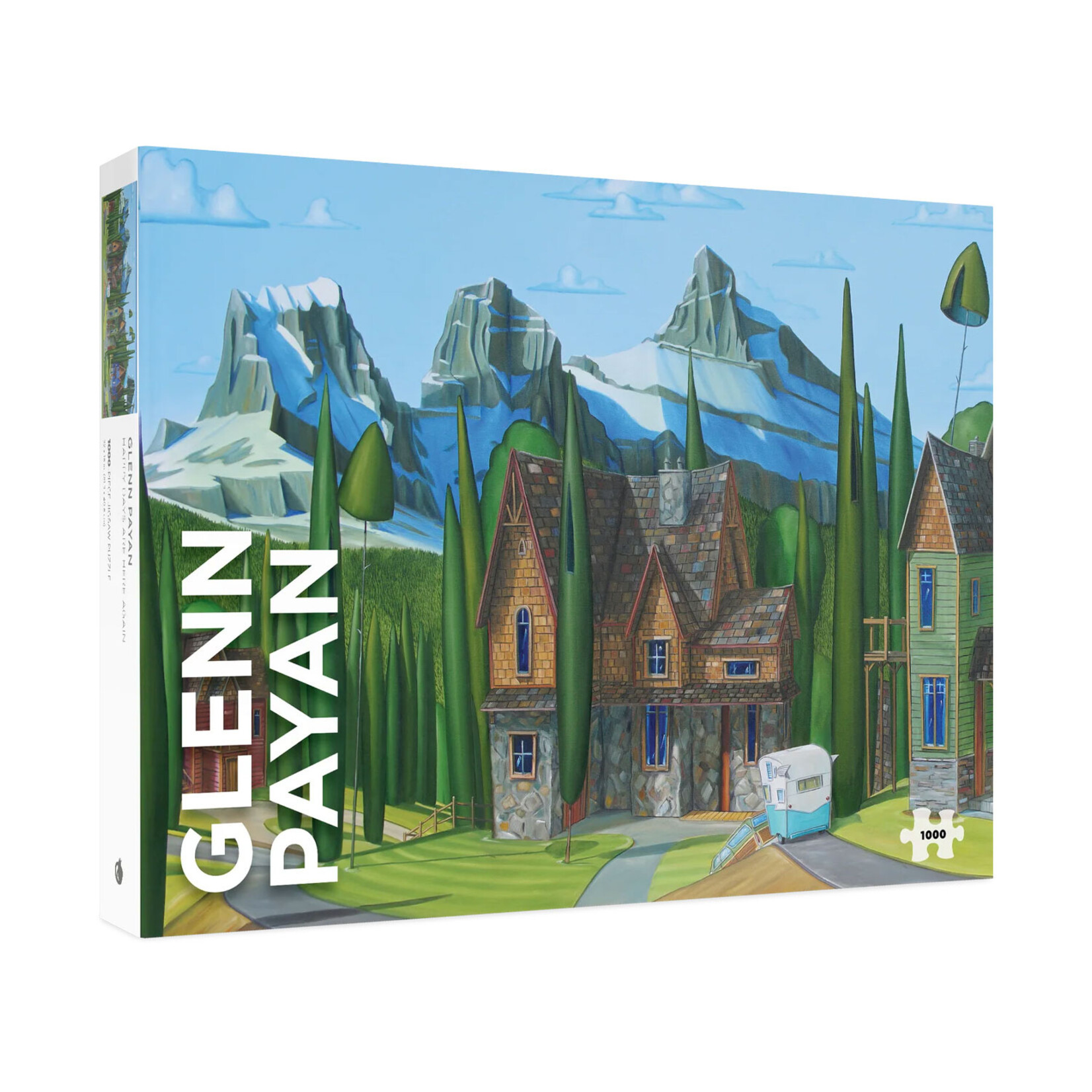 Pomegranate Jigsaw Puzzle - Happy Days by Glenn Payan (1000-Piece)