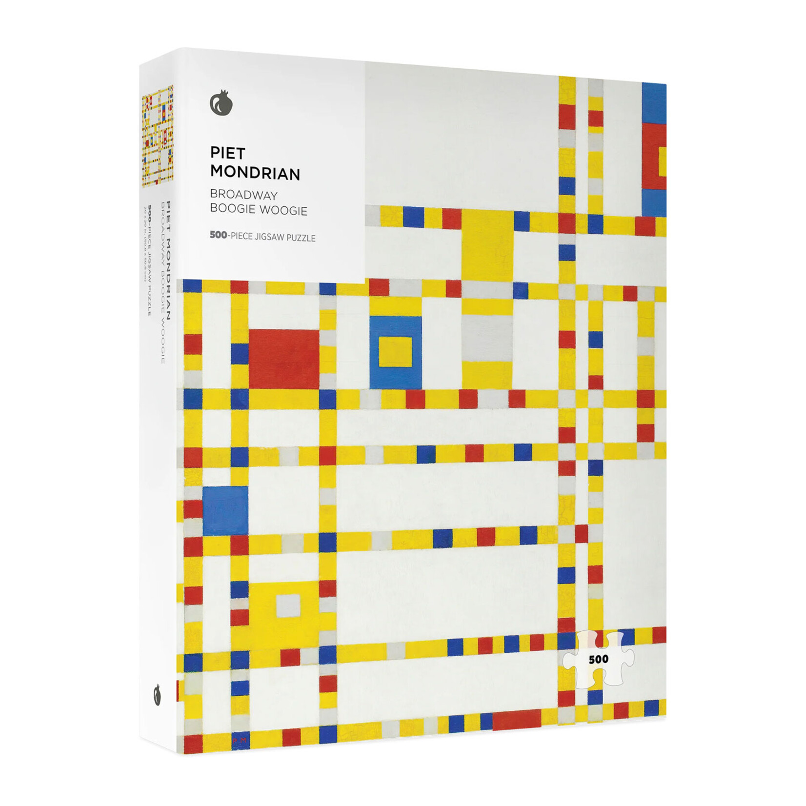 Pomegranate Jigsaw Puzzle - Broadway Boogie Woogie by Piet Mondrian (500-Piece)