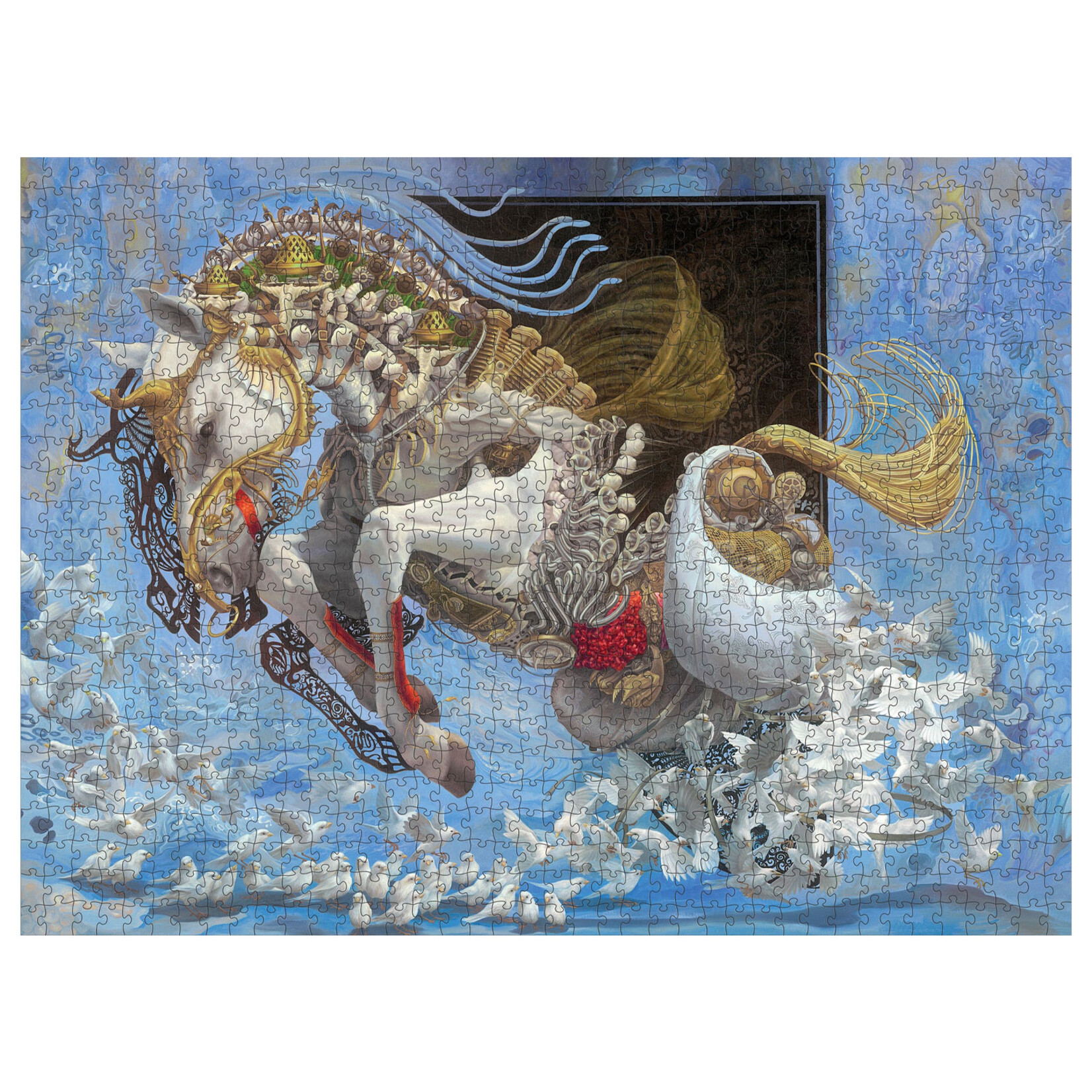 Pomegranate Jigsaw Puzzle - Silkworm by Heidi Taillefer (1000-Piece)