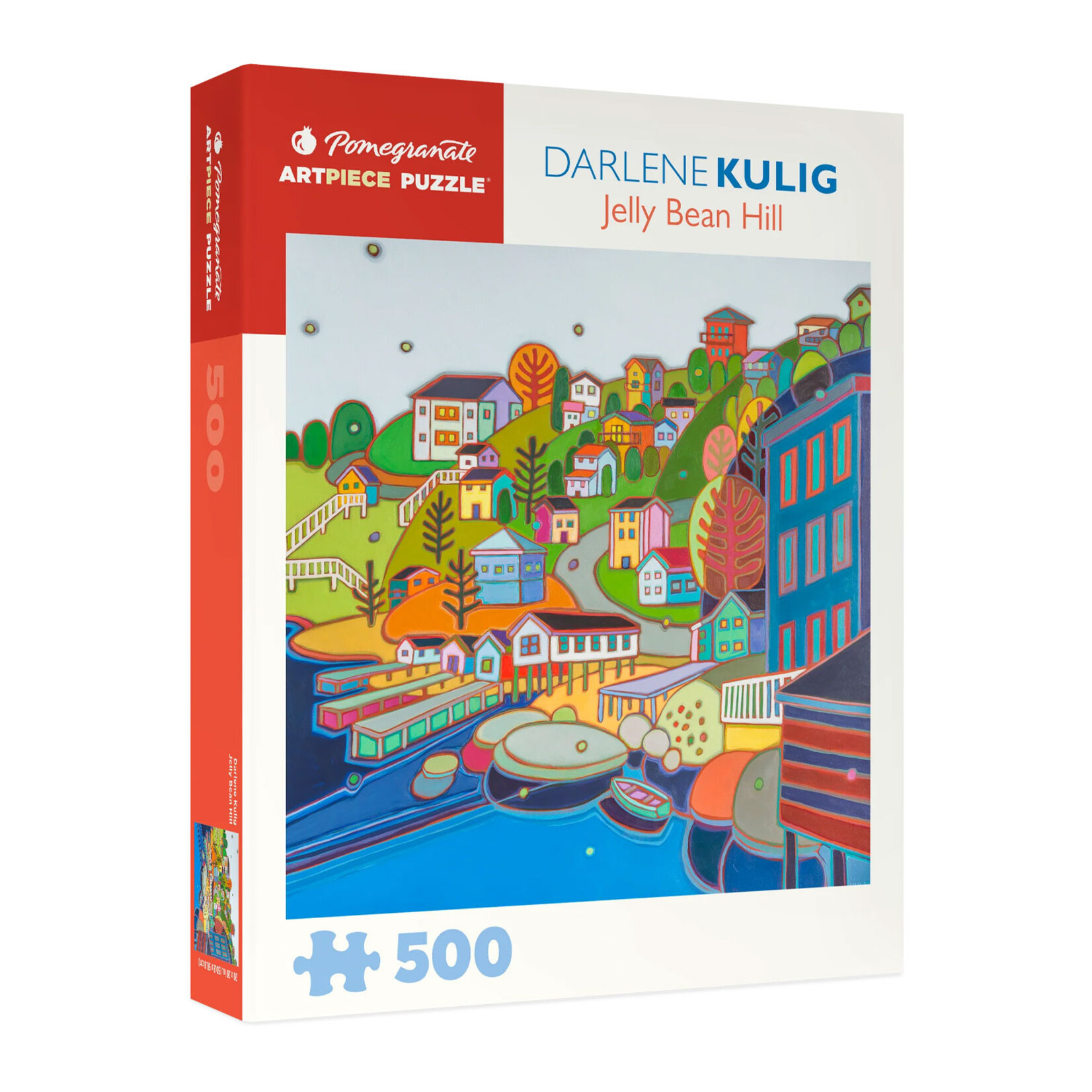 Pomegranate Jigsaw Puzzle - Jelly Bean Hill by Darlene Kulig (500-Piece)